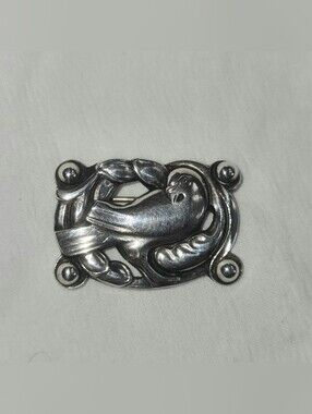 Coro Sterling Silver Bird Brooch